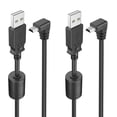 thumbnail image 1 of YQMAJIM (6.5Ft 2Pcs) 18AWG Premium Charging Cable for Garmin GPS: Thicker Power Cord, 90 Degree Shielding Mini USB Cable, Efficient Charging Adapter for Garmin GPS, Drivesmart 65, Zumo Xt, Nuvi, 1 of 7