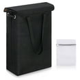 thumbnail image 1 of YQSDG Waterproof Lining Foldable Clothes Laundry Hamper, Black Cross, 1 of 6