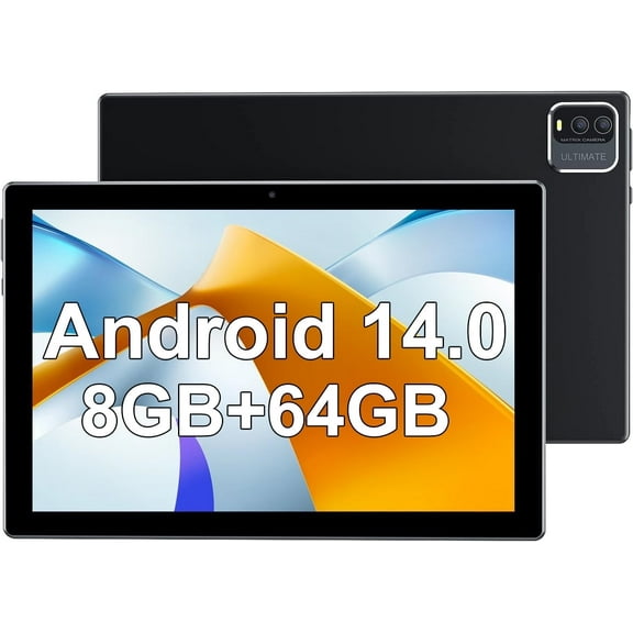 YQSavior (2024) 10.1 in 1280x800 Child Tablet, 64GB, Android 13, Wi-Fi, Bluetooth, Black