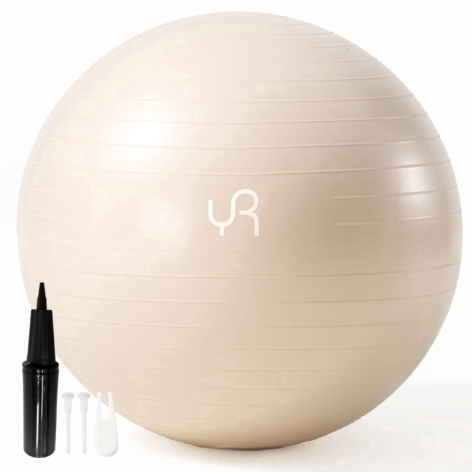 YR 55CM Exercise Ball, Anti-Burst and Slip Resistant Yoga Ball for