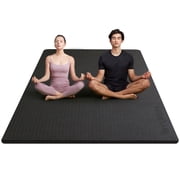 YR TPE Exercise Mat 78x51 inches, 1/2" Thick, Anti-slip, Durable Gymnastics & Yoga Floor Mat for Workout