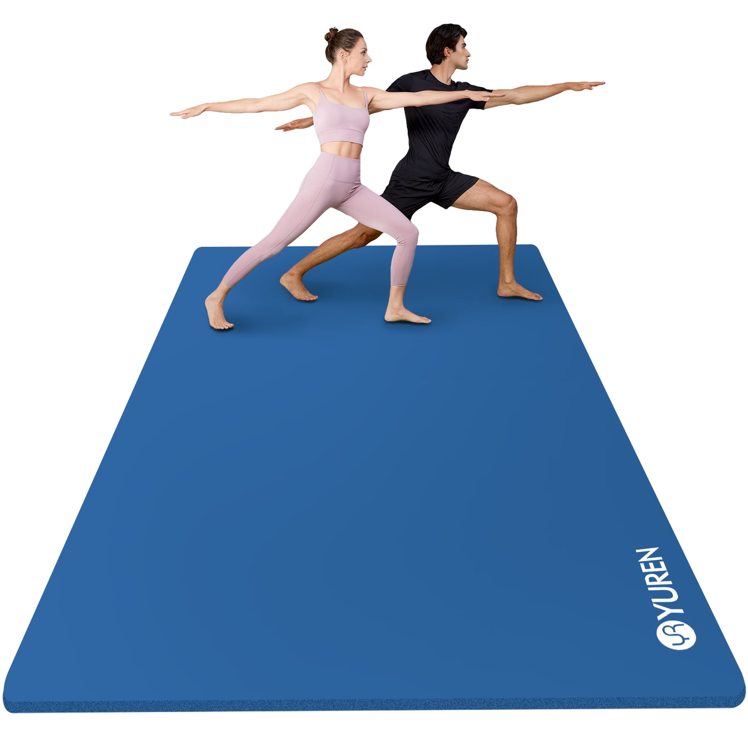 YR Large Exercise Mat 6' x 4' 10mm Thick NBR Stretching Yoga