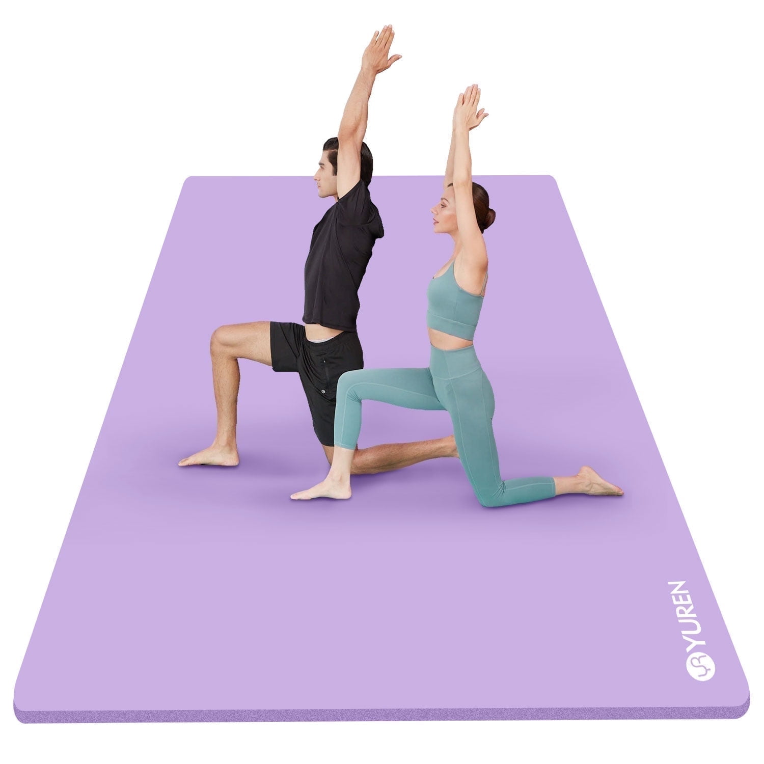 YR Extra Thick Yoga Mat inch Large Wide Exercise Mat for Kids