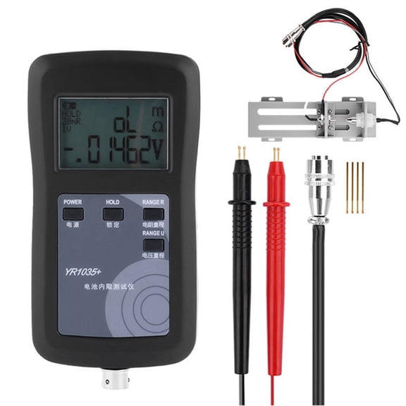 YR1035 Lithium Battery Internal Resistance Tester High Accurate 4-Wire Battery Tester for Electric Vehicles and Phone