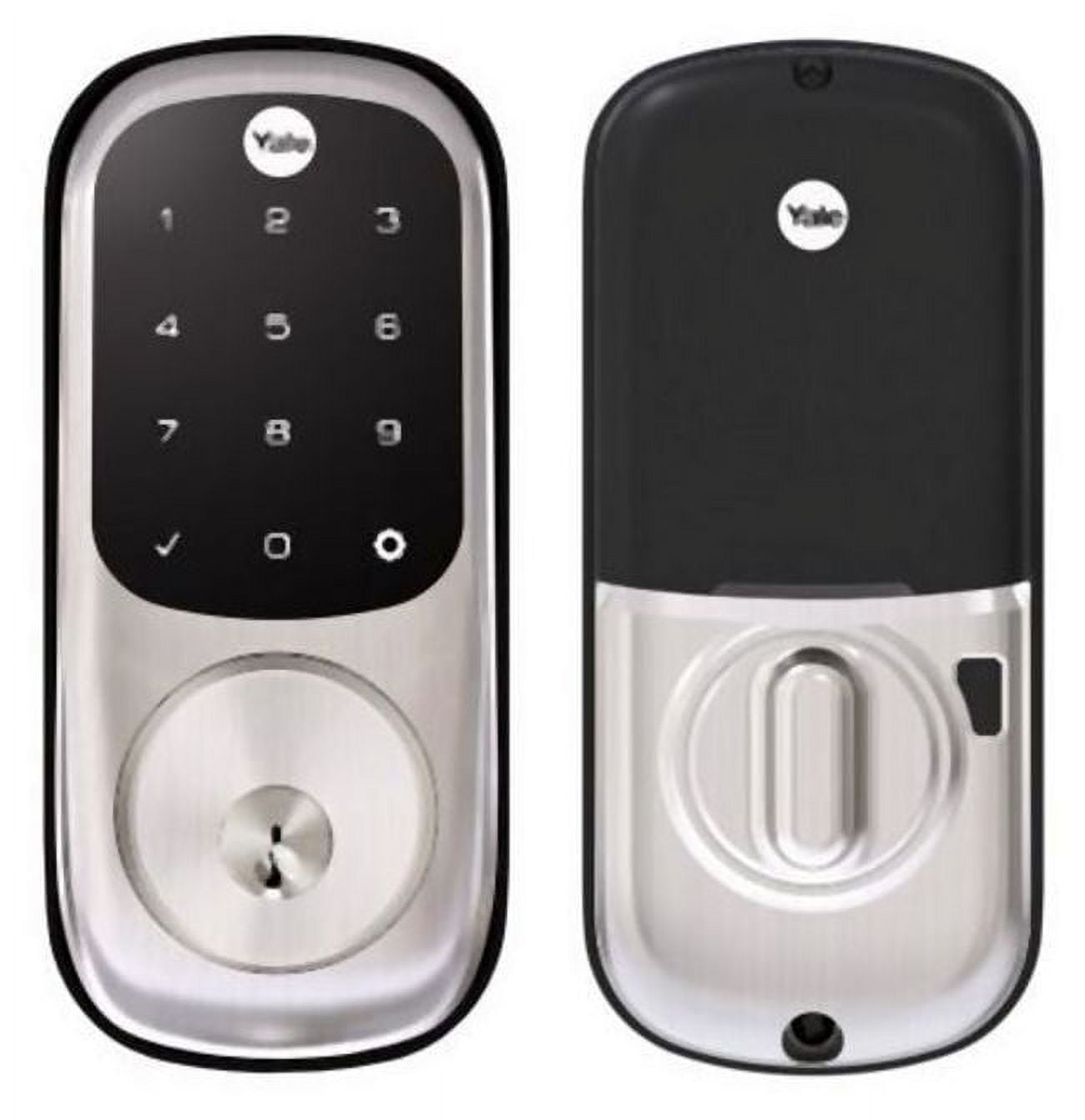 Satin Nickel Touchscreen Digital Deadbolt Lock with Keypad
