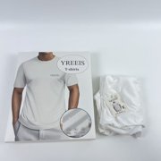 YREEIS T-shirts, Mens Cotton Crew Neck T-Shirts, Versatile Soft Basics - S