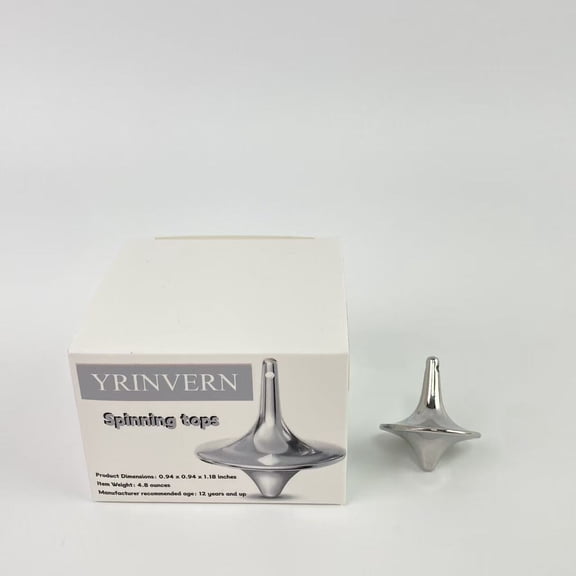 YRINVERN Spinning tops,Stainless Steel(Mirror-Finish) Spinning Top - Spinning Tops