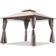 thumbnail image 1 of YRLLENSDAN 10'x13' Gazebo, Outdoor Canopy for Patio Tent Canopy Pop Up Gazebo with Sidewall Outside Tents for Backyard, 1 of 6