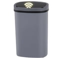 thumbnail image 1 of YRLLENSDAN 13 Gallon Touch Free Trash Can with Lid Auto Open, 49L Motion Sensor Kitchen Garbage Can Plastic Dustbin for Kitchen with Anti-Fingerprint Trash Bin for Office Bedroom, Gray 1 Pack, 1 of 7