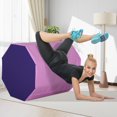 thumbnail image 1 of YRLLENSDAN 24x 26 inch Octagon Tumbling Mat for Gymnastics, Gymnastics Octagon Tumbler Mat Fitness Equipment Mat Home Gym, Pink, 1 of 7