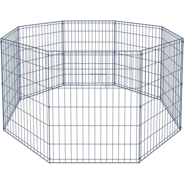 YRLLENSDAN 36'' Dog Pen for Outside, 8 Panel Exercise Fences Dog Kennel for Backyard Pet Playpen Crate Fence Pet Gate with Door Puppy Play Yard for Small Medium Large Dogs