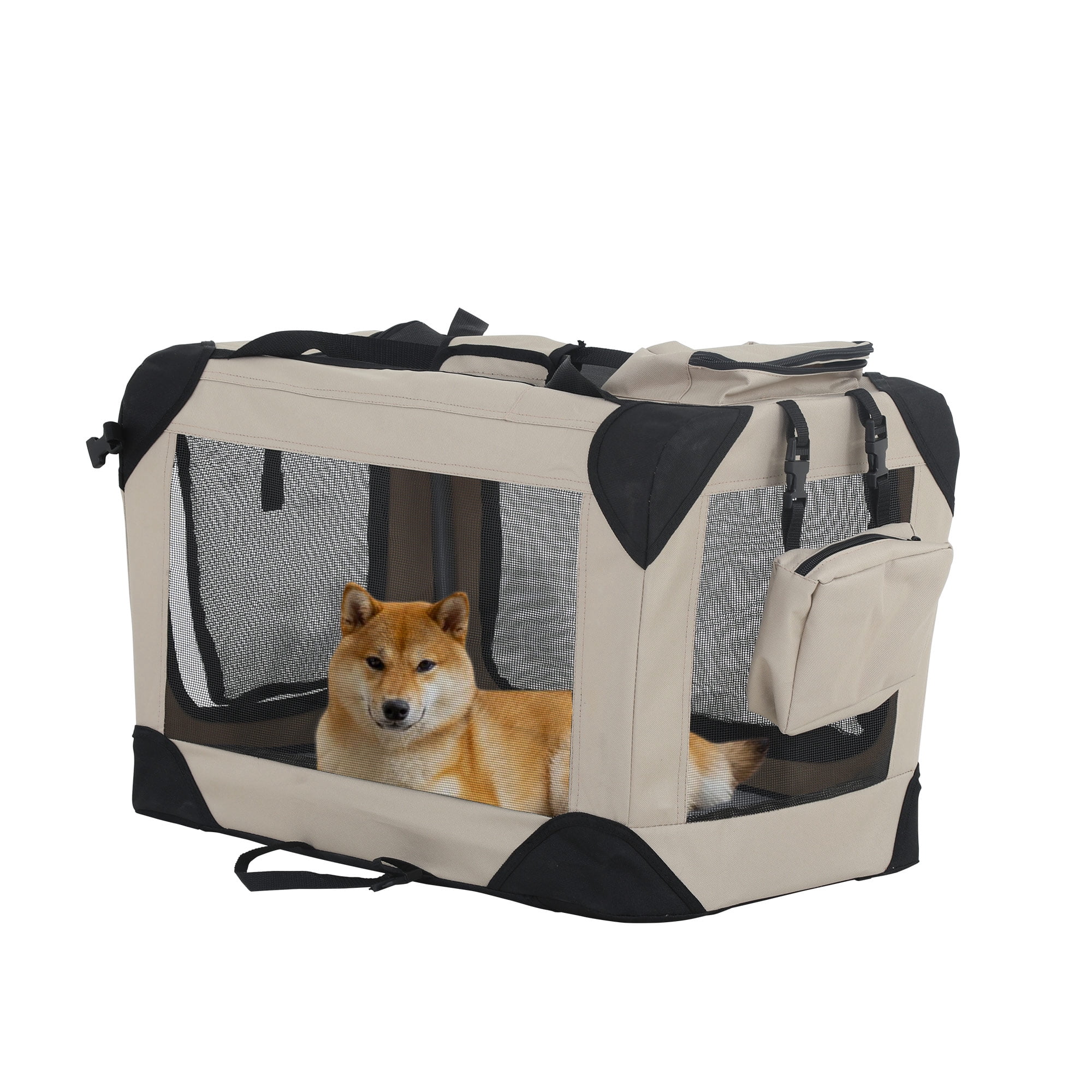 Photo inspiration: Visual Reference: Yrllensdan 36 Inch Collapsible Dog Crates For Medium Dogs 3