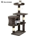 thumbnail image 1 of YRLLENSDAN 36 inch Cat Tree Tower for Indoor Cats, Small Cat Tower with Scratching Post, Cat Climbing Tower with Sturdy Cat Condo, Kitten Tree, Dark Gray, 1 of 7