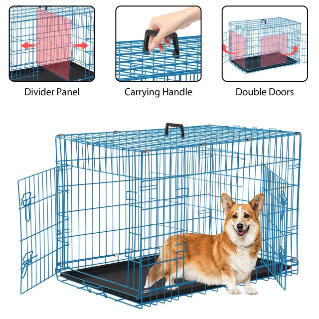 YRLLENSDAN 36 inch Dog Crate, Dog Crates and Kennels for Big Dog