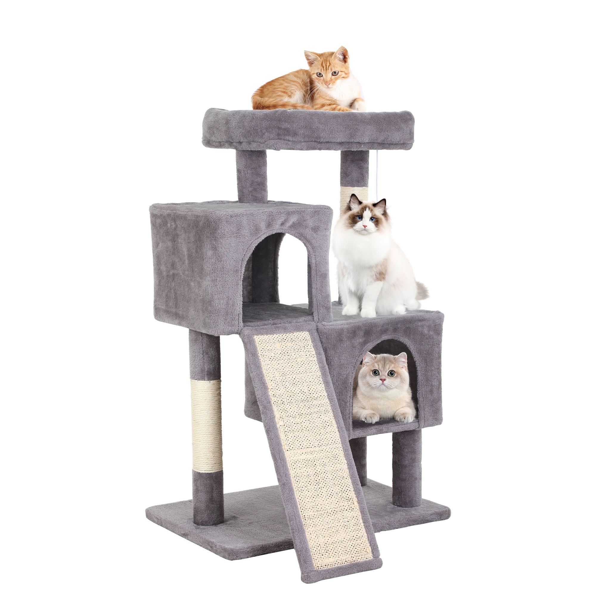 YRLLENSDAN 36 inches Cat Tree for Indoor Cats Cat Tower with Scratching ...