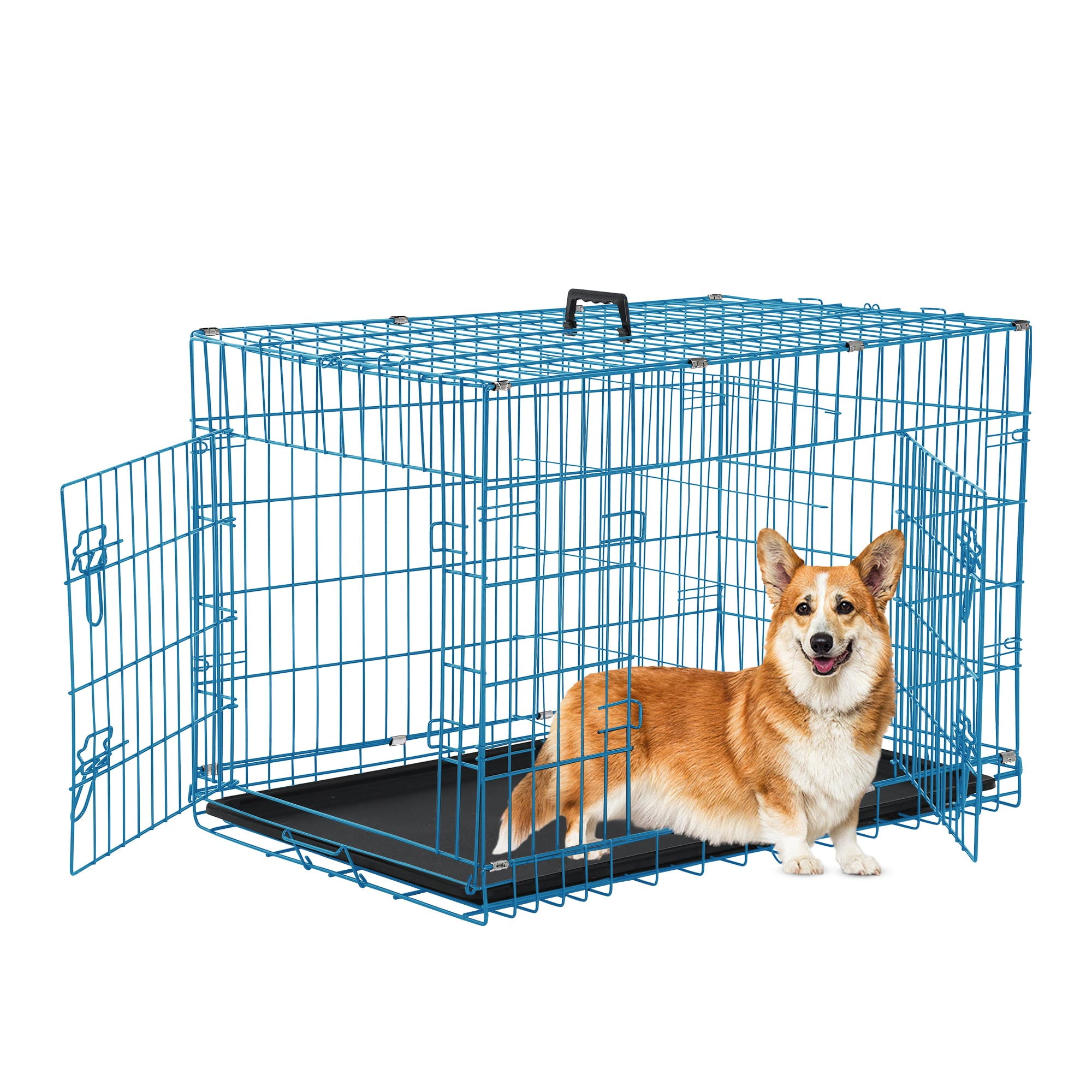 YRLLENSDAN 36inch Dog Crate, Dog Kennel Indoor Metal Dog Crate with