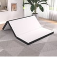 thumbnail image 1 of YRLLENSDAN 4 inch Foldable Mattress CertiPUR-US Certified Memory Foam Mattress Tri Fold Portable Mattress Topper Suitable for RV Travel Camping Guest, Full, 1 of 7