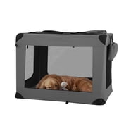 Curated visual reference: Picture Idea: Uforic 38 Inch Heavy Duty Dog Crate With Wheels For