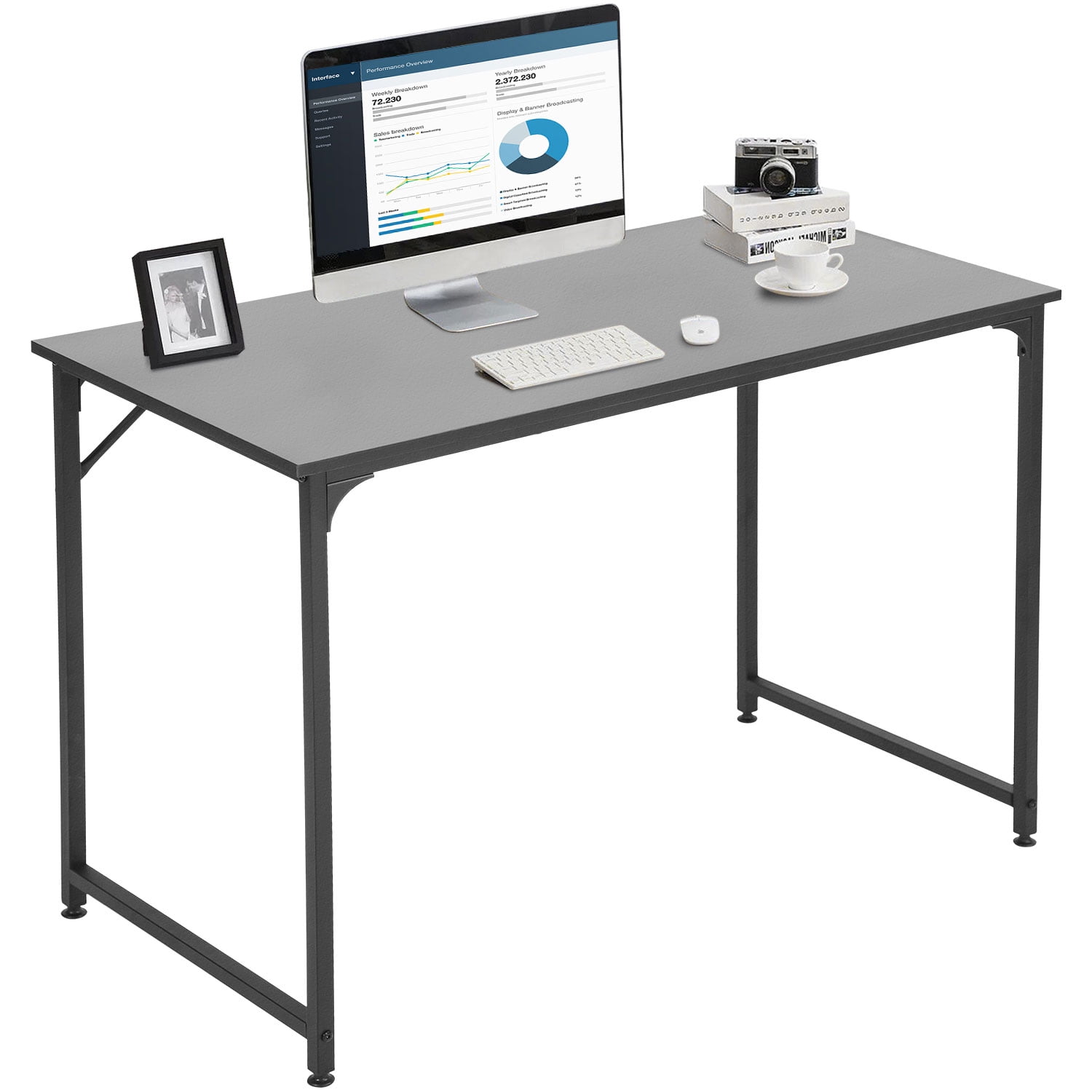 YRLLENSDAN 48 inch Computer Desk, Computer Table Work Desk Study Table