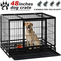 Heavy Duty Collapsible Dog Kennel and Crate Pet Playpen Indoor Outdoor ...