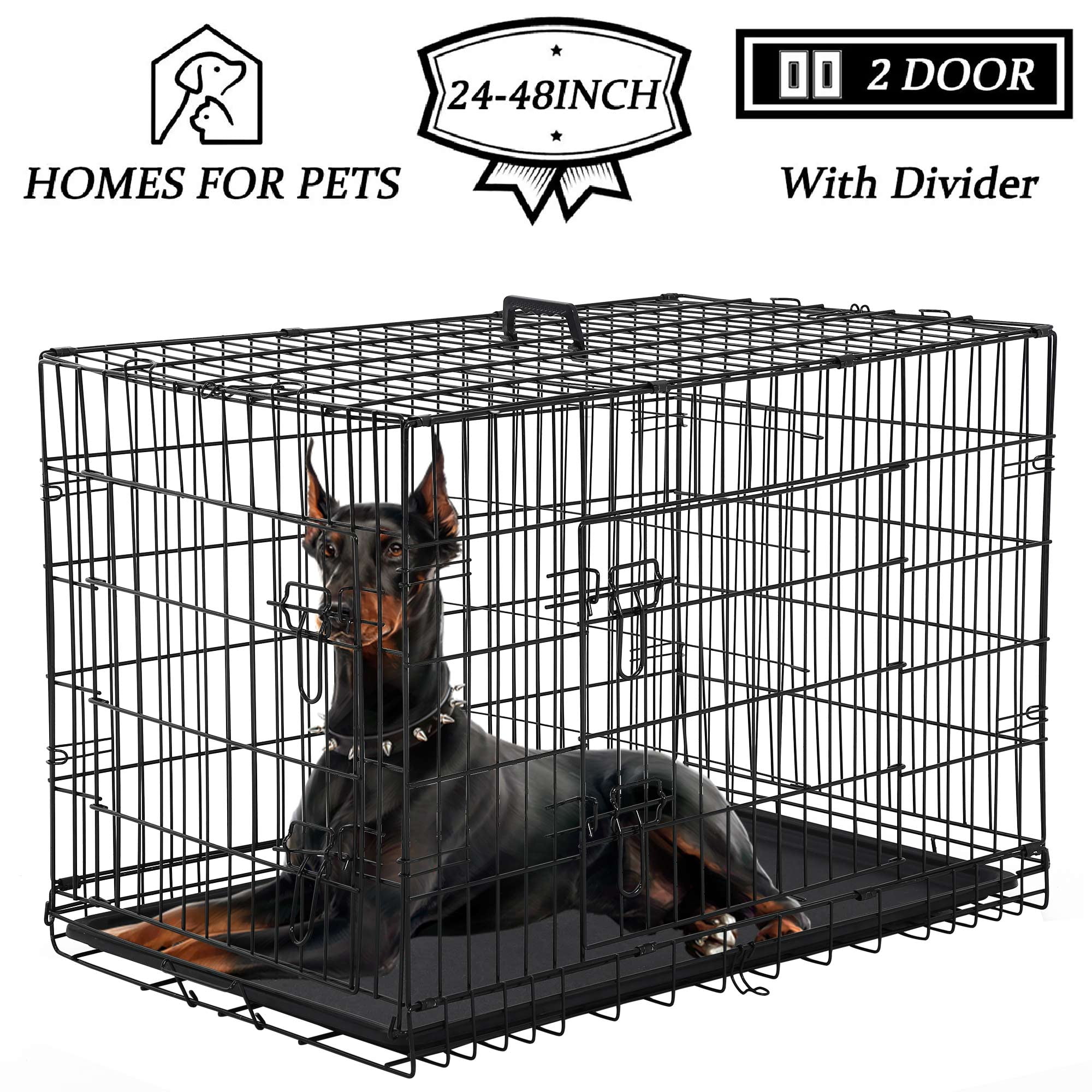 YRLLENSDAN 48 inch Foldable Large Dog Crate for Philippines Ubuy
