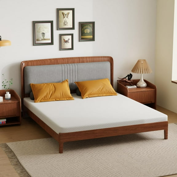 YRLLENSDAN 5 inch California King Gel Memory Foam Mattress, Bed Mattress for Cooling Sleep & Pressure Relief, Mattress in a Box with Washable and Removable Zipper Cover, CertiPUR-US Certified