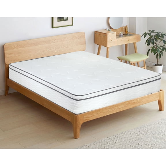 YRLLENSDAN 6/8/10/12 Inch King Size Mattress King Mattresses with Innerspring Memory Foam Mattress King Foam Mattress Medium Firm Certipur-US King Mattress in a Box