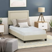 YRLLENSDAN 6 Inch Gel Memory Foam Mattress Medium Firm Mattresses Bed-in-a-Box, Twin