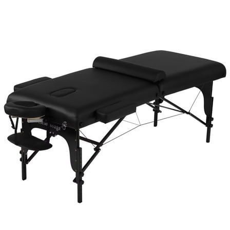 YRLLENSDAN 73" Foldable Portable Massage Table, PU Lash Beds for Eyelash Tech, Height Adjustable Massage Bed with Non-Woven Bag, for Spa Footmassage Facial CareSpa Tattoo