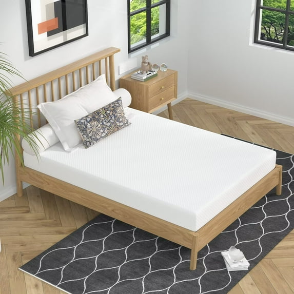 YRLLENSDAN, 8 Inch Firm Full Size Mattress in a Box Full Size Mattress Full Bed Mattress Fiberglass Free Certipur-Us Certified Cool Sleep & Comfy Support Full Size Bed Mattress