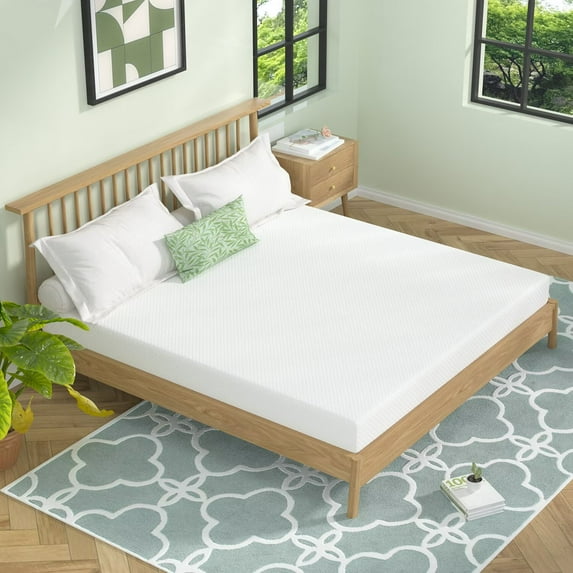 YRLLENSDAN, 8 Inch King Size Mattress Memory Foam Medium Firm Mattress Fiberglass Free Certipur-Us Certified Cool Sleep & Comfy Support King Mattress in a Box King Bed Mattress