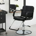 thumbnail image 1 of YRLLENSDAN Barber Chair with Hydraulic Pump, Hair Salon Chair for Hair Stylist 360° Rolling Swivel Hair Chair for Salon Shampoo, Women Man, 1 of 8