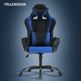 thumbnail image 1 of YRLLENSDAN Ergonomic Gaming Chair for Adults PC Gaming Chair Heavy Duty Gaming Chair Video Game Chair Reclining Gaming Chair Comfy Computer Chair with Headrest and Lumbar Support,Blue, 1 of 9
