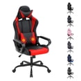 thumbnail image 1 of YRLLENSDAN Ergonomic Gaming Chair Video Game with Massager, Red Computer Chair with Arms and Back Support Adjustable Height High-Back Office Chair with Lumbar Support, 1 of 7