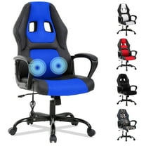 YRLLENSDAN Gaming Chair Collection Ergonomic Adults Massage High-Back PU Leather Adjustable Height
