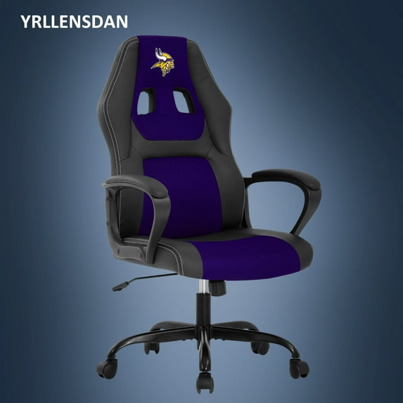 YRLLENSDAN Gaming Chair Comfy Computer Chair Heavy Duty Gaming Chair Adjustable PU Leather Office Desk Chair Cheap Rolling Gaming Chair Gamer Chair for Adults, Purple (MIN)