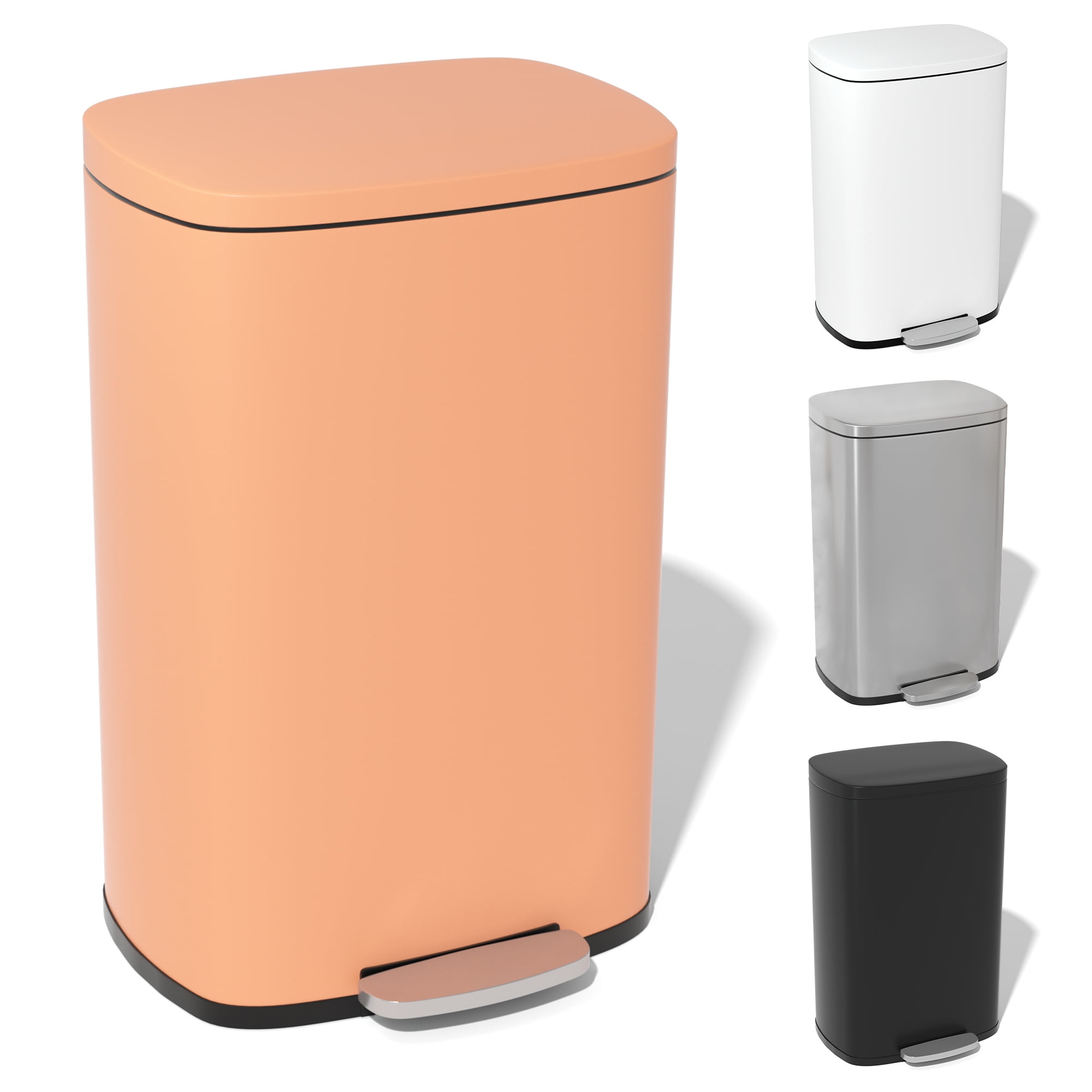 YRLLENSDAN Garbage Can 13 Gallon Tall Kitchen Trash Can with Lid ...