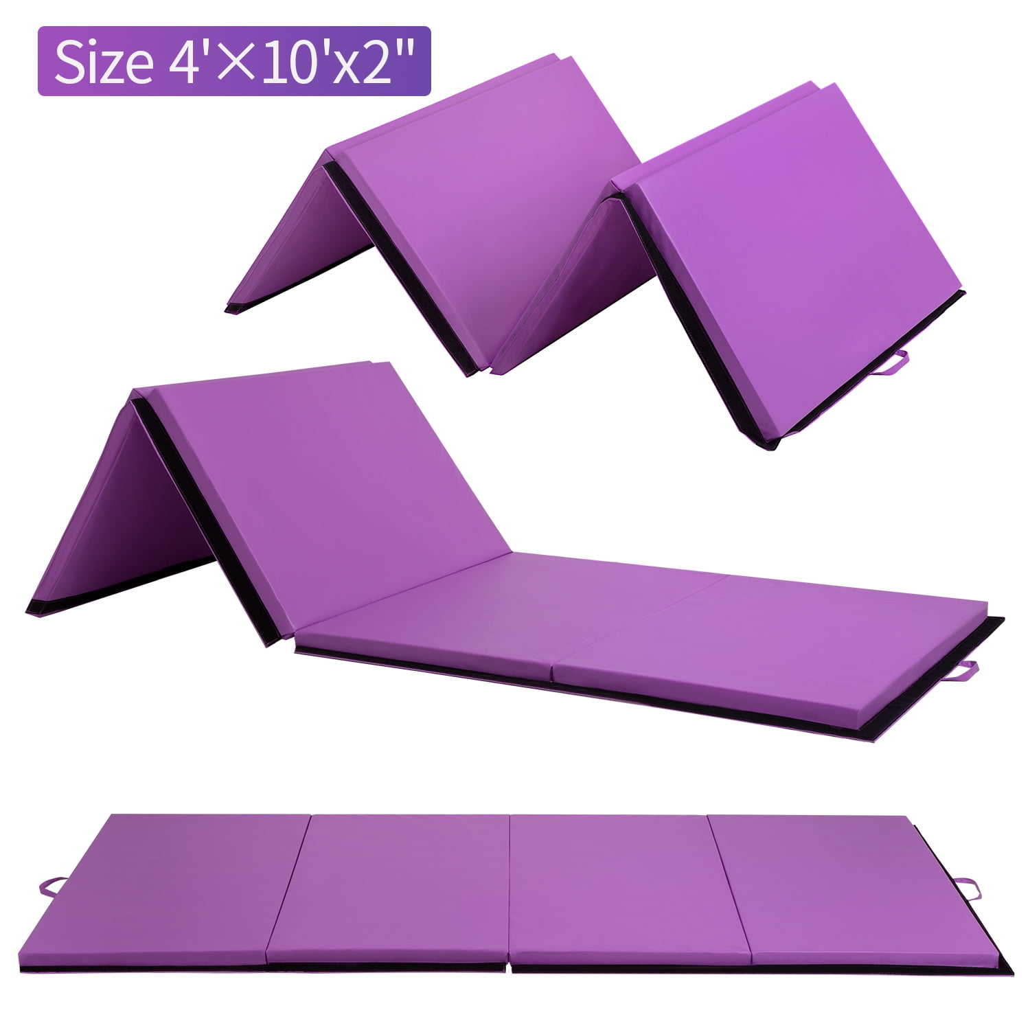 YRLLENSDAN Gymnastics Mat, 4x10x2 Cartwheel Mat Gym Mats Wrestling Mat