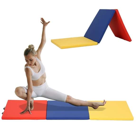 YRLLENSDAN Folding 72 inch x 24 inch CM Gymnastics Mat