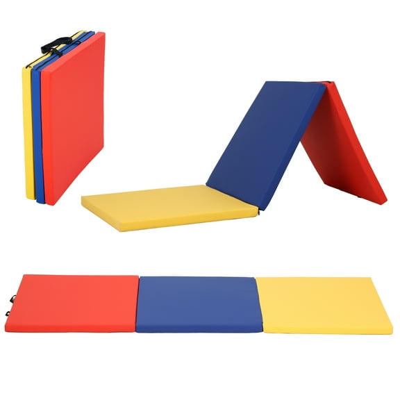 YRLLENSDAN Gymnastics Mat Wrestling Mat Gym Mat Thick Yoga Mat 2 Inch Tumbling Mat for Gymnastics Home Workout Floor Mats for Home Gym, CM