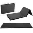 thumbnail image 1 of YRLLENSDAN Gymnastics Mats, Cartwheel Mat Wrestling Mat Yoga Mat Thick 2 Inch Folding Exercise Mat Tumbling Mats for Gymnastics for Home, Black, 1 of 7