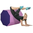 thumbnail image 1 of YRLLENSDAN Gymnastics Octagon Tumbler Octagon Mat Gymnastics 24.4" x 25.6" Back Handspring Trainer Gymnastic Equipment Mat Tumbling Mats for Gymnastics Gym Fitness Home, Pink, 1 of 7