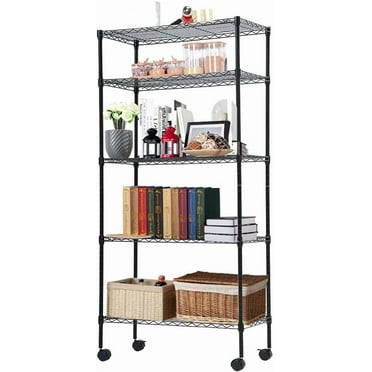 SamyoHome 3-Tier Adjustable Wire Shelving, Heavy Duty Steel Kitchen ...