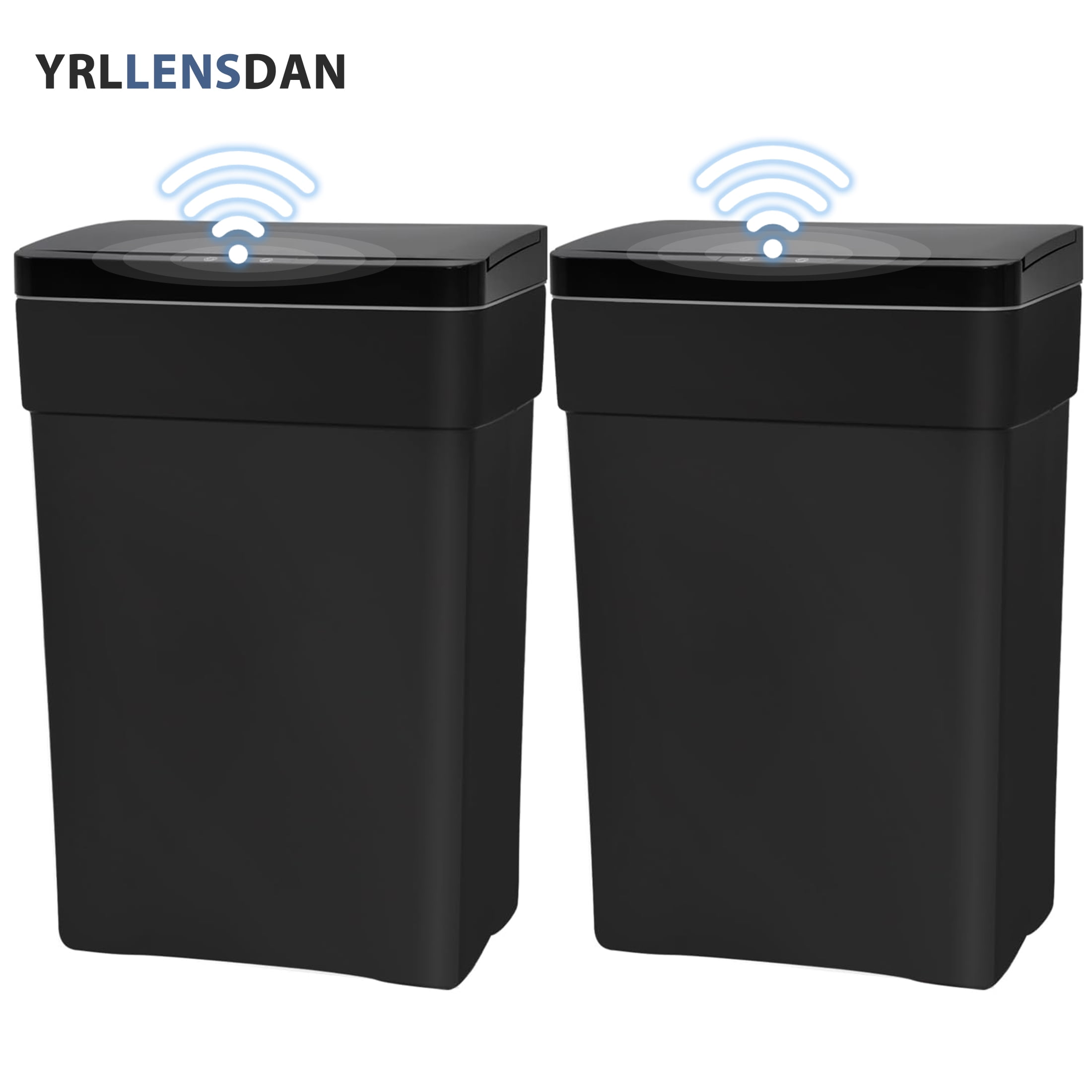 YRLLENSDAN Kitchen Trash Can 13 Gallon Bathroom Trash Can with Lid ...