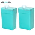 thumbnail image 1 of YRLLENSDAN Kitchen Trash Can 13 Gallon Bathroom Trash Can with Lid Automatic Trash Can Touchless With Motion Sensor ABS Plastic Trash Bin for Bedroom Garbage Can 2 pack,Teal, 1 of 7