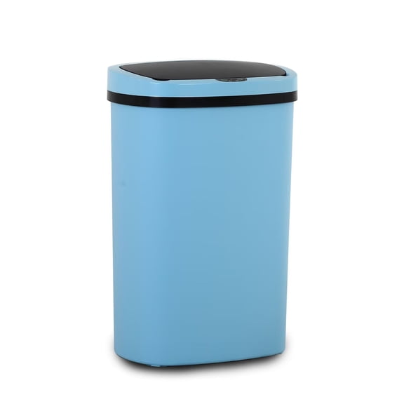 YRLLENSDAN,Kitchen Trash Cans 13 Gallon,Kitchen Garbage Can with Lid,Automatic Trash Cans Touchless,Simple Human Trash Can,BLUE