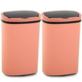 thumbnail image 1 of YRLLENSDAN,Kitchen Trash Cans 13 Gallon,Kitchen Garbage Can with Lid,Automatic Trash Cans Touchless,Simple Human Trash Can,PINK,2 Pack, 1 of 7