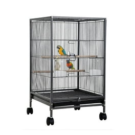 BENTISM 60 inch Large Parakeet Bird Cage with Stand Wheels Accessories Walmart
