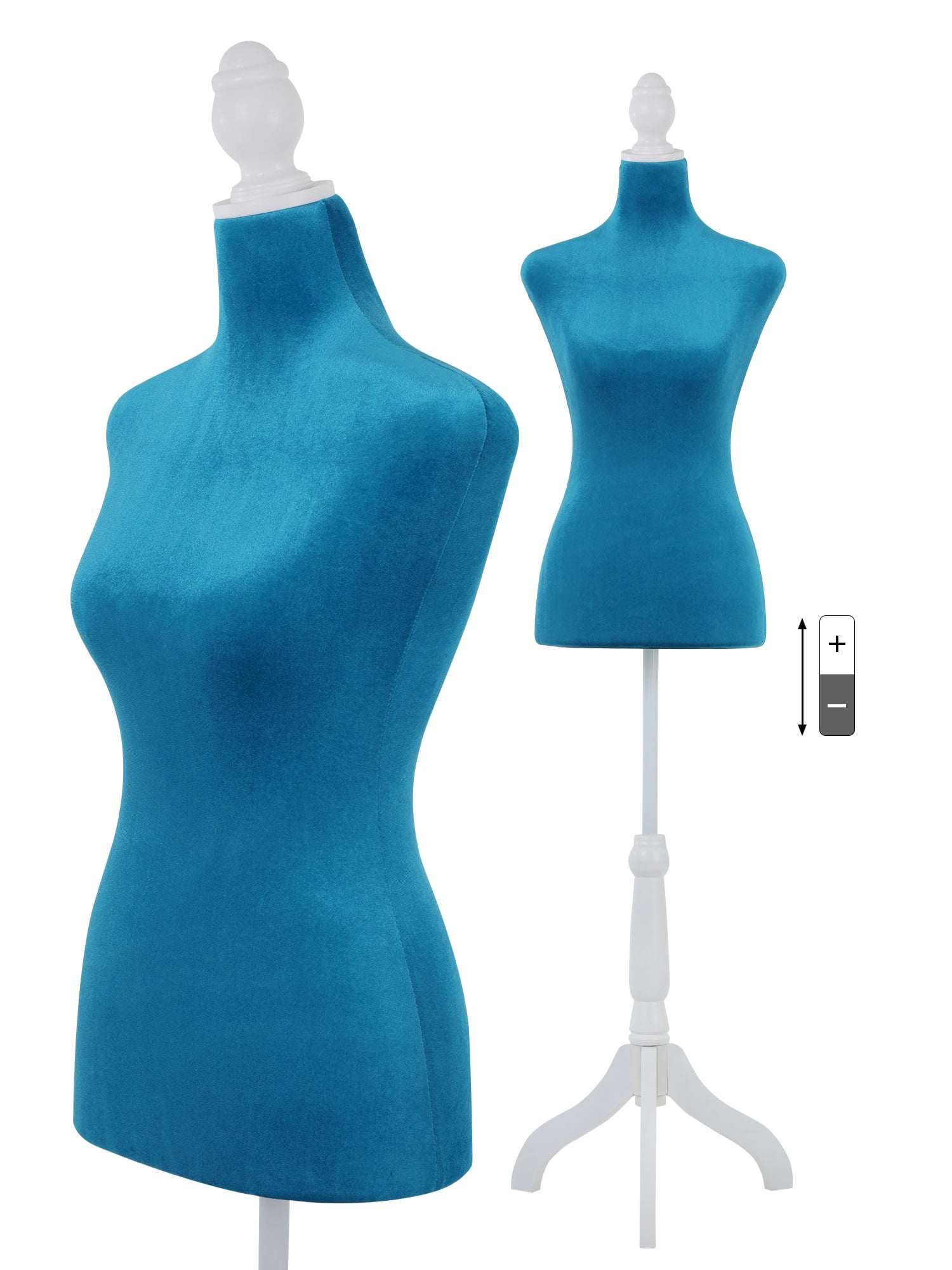  Mannequin, 49.6-63.4 Inch Adjustable Mannequins Body Female,  Solid Wood Dress Mannequin with Stand, Sewing Mannequin Female, Adjustable  Dress Form for Clothing Jewelry Display, Manikin Body, Blue : Everything  Else