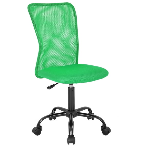 YRLLENSDAN Mesh Office Chairs, Home Office Desk Chairs Comfortable Office Chair No Arms Work Chair Ergonomic Desk Chair Computer Chairs For Adults Teens, Green
